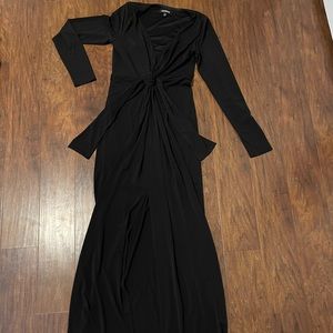 Express black long dress